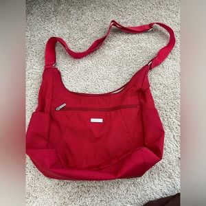 Baggalini Red Crossbody Tote Bag